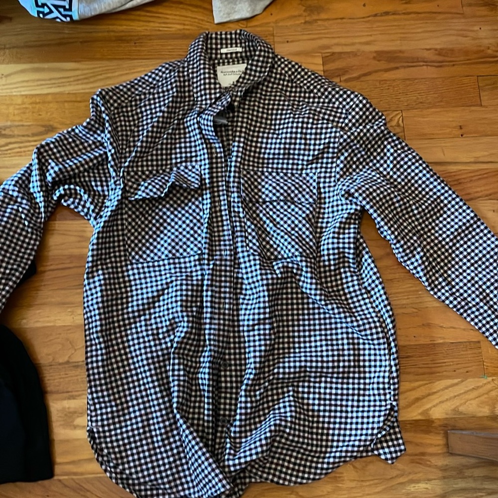 Abercrombie oversized shirt